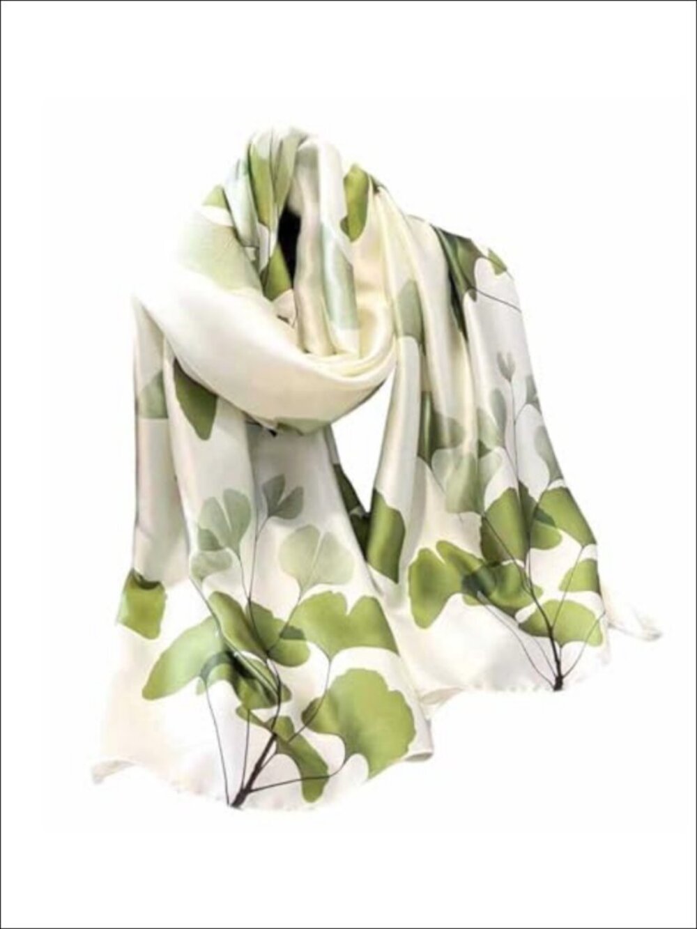 Women's Floral Print Polyester Scarf Shawl Wrap Lightweight